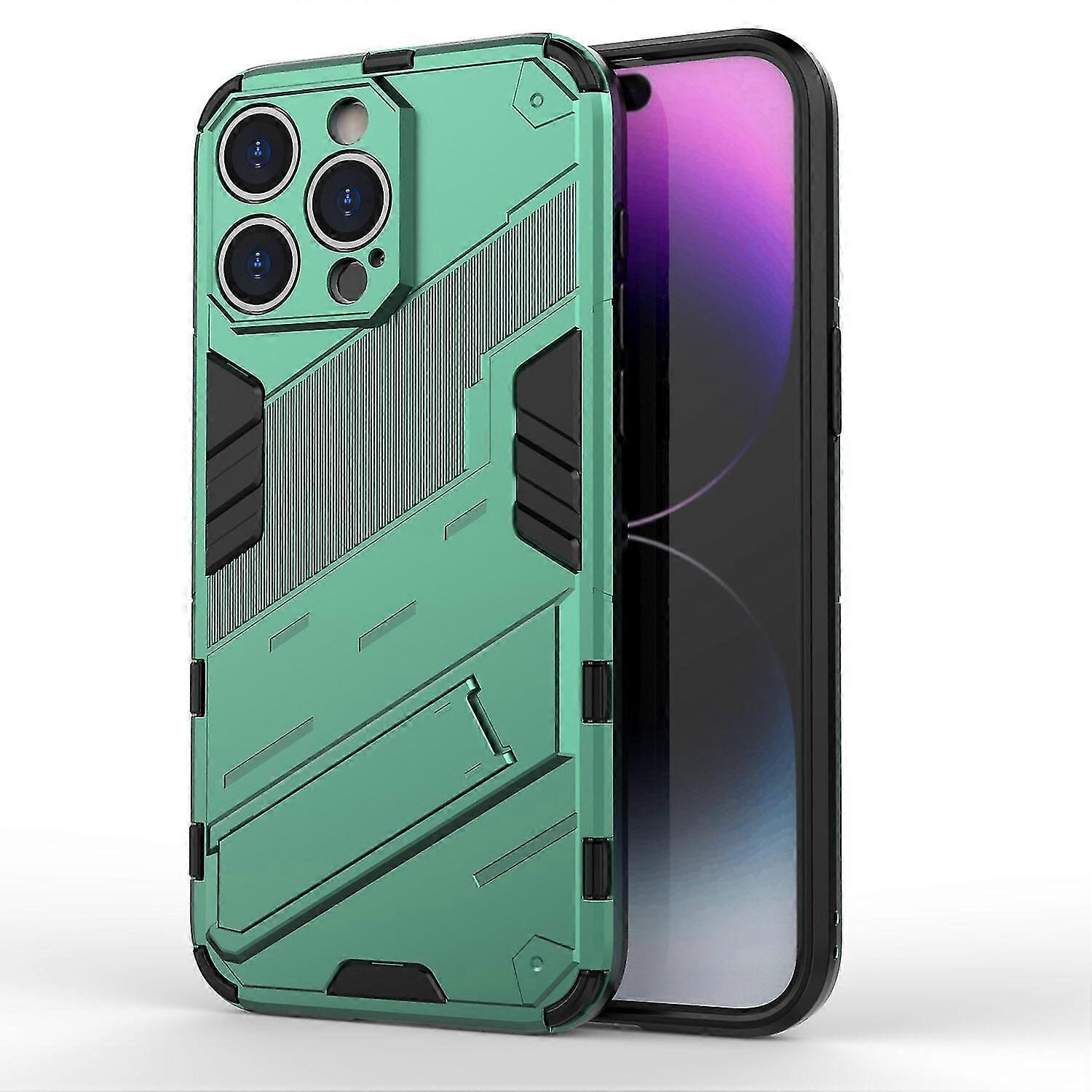 Slim Case For iPhone 14 Pro Max Shockproof Dual-Layer Stand Cover