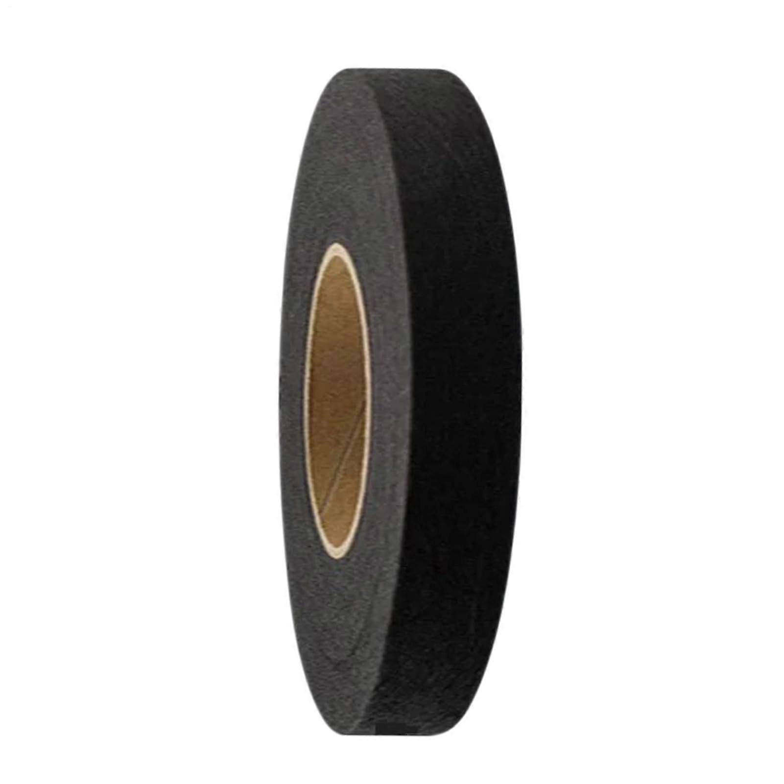 Double-Sided Iron-On Tape for Hemming and Mending Clothes - Seamless Fabric Adhesive for Jeans, Lace, Trousers, Black