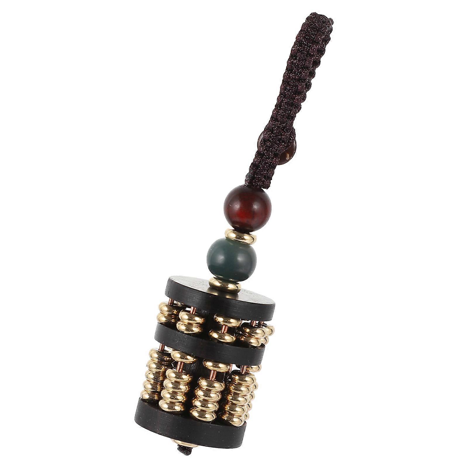 Delicate Abacus Keychain Pendant Retro Key Ring Ornament Compact Decorative Charm for Car Keys Mobile Phone