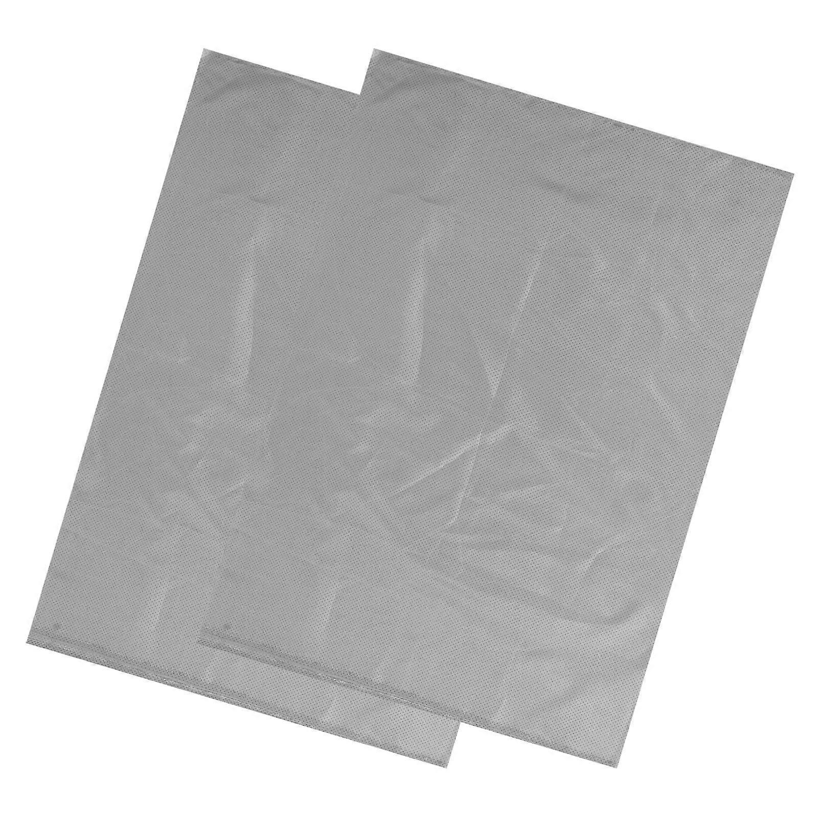 Heavy Duty Non-Slip Mat For Craft Enthusiasts Indoor Use Grey Rectangular Reusable 2Pcs