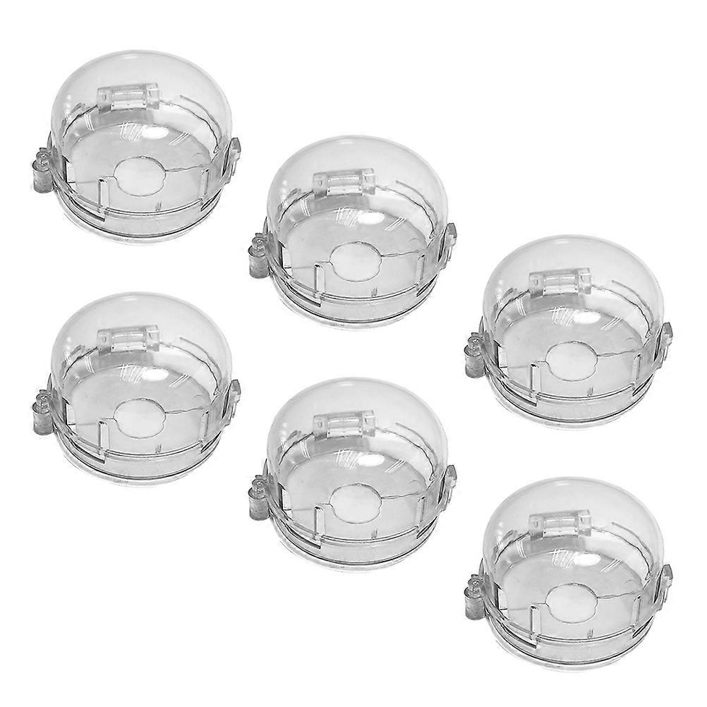 6pcs Stove Knob Covers Safety Protectors for Gas Stove Switches – Easy Installation, Fits Standard Knobs for Home Kitchen Use