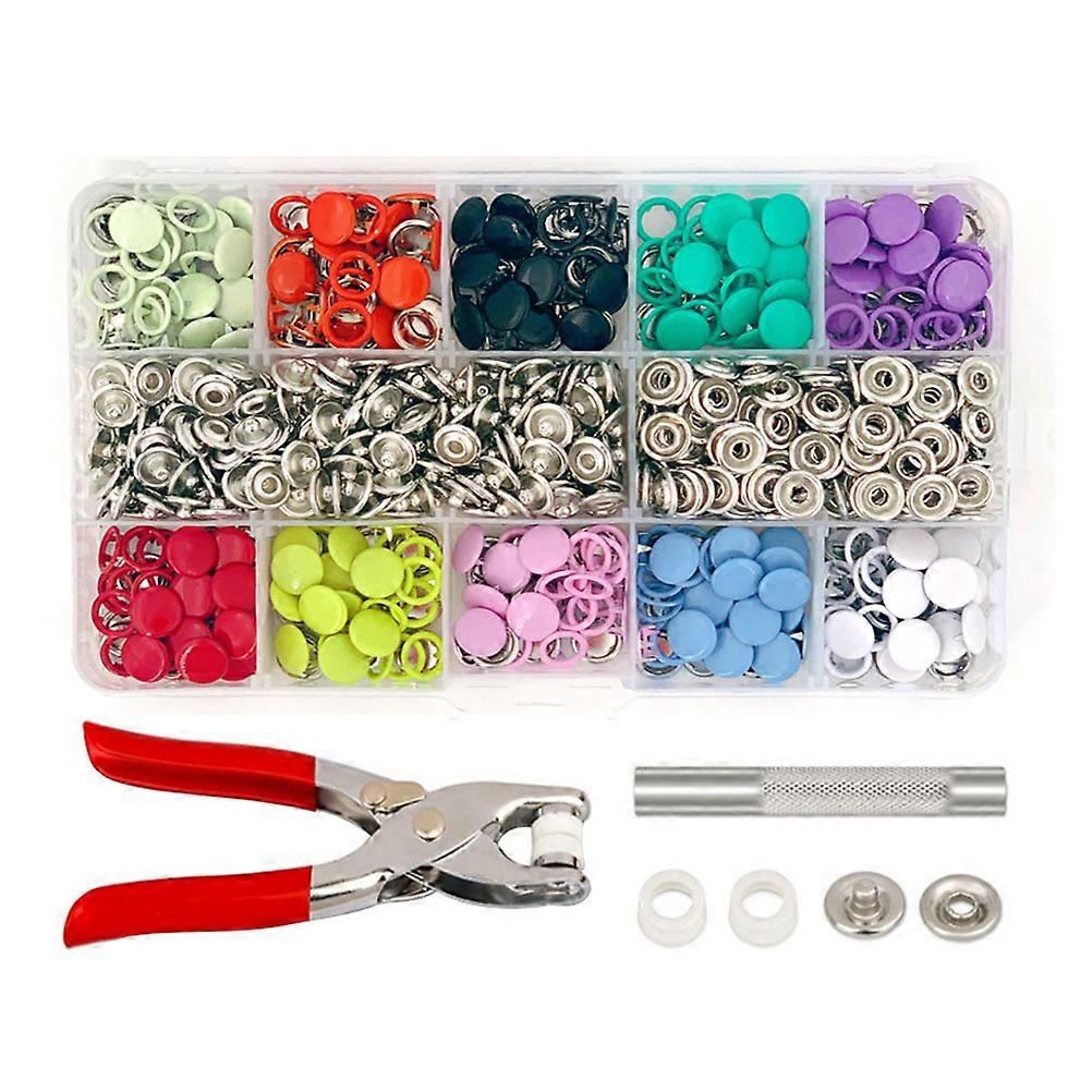 1 Set Practical Hand Pressure Pliers for Snap Fasteners with Five Claw Buttons