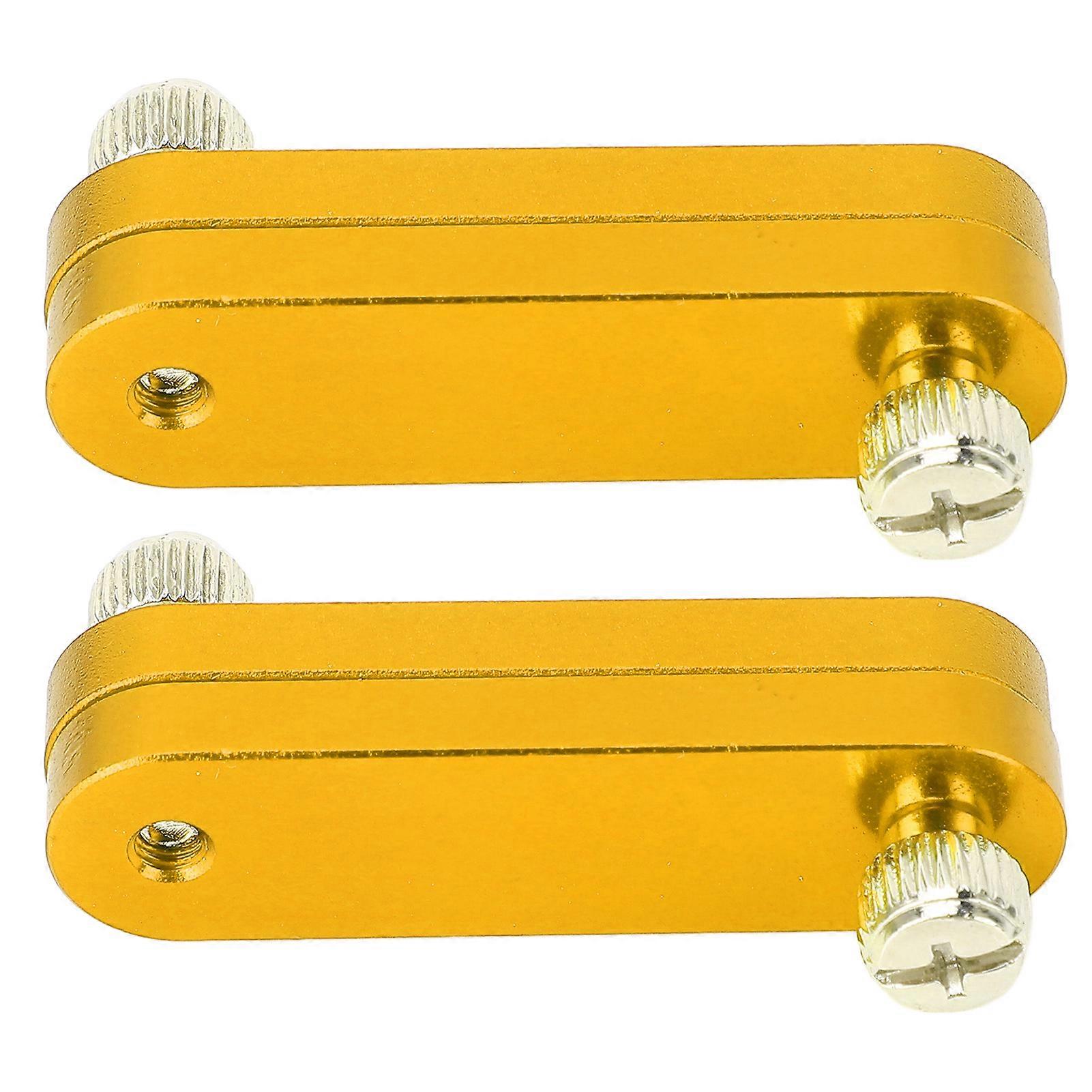 2PCS Ruler Positioning Block Aluminum Alloy Adjutsable Ruler Positioning Limit Block