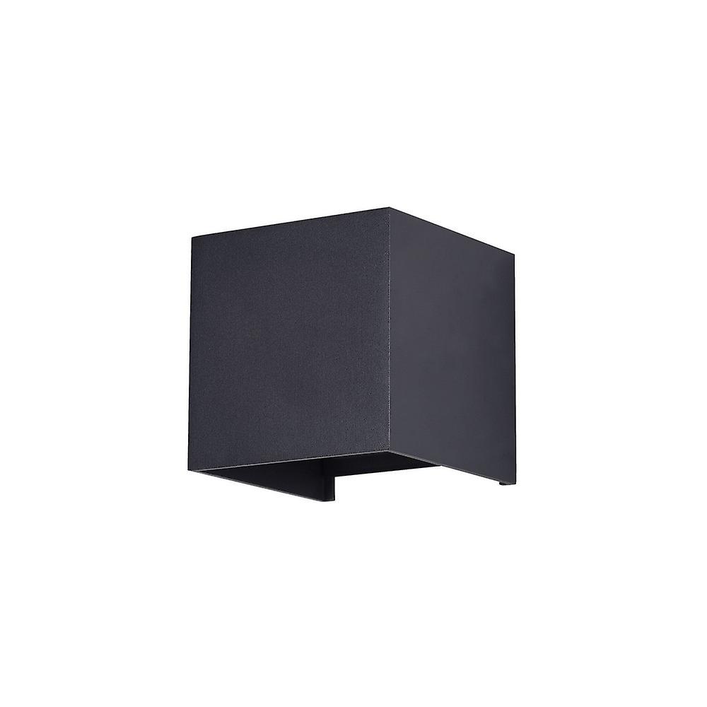 Fulton Integrated LED Wall Lamp Black, IP54