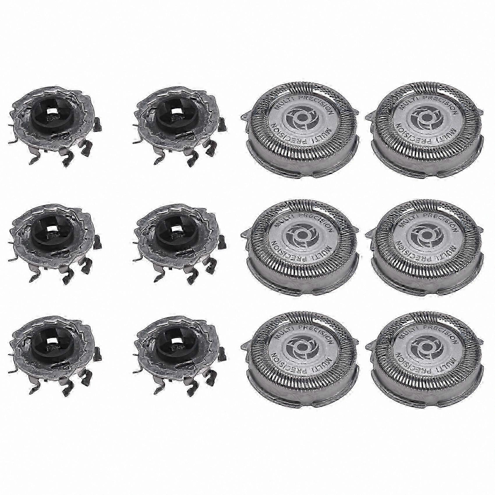 6-Pack Replacement Heads for Series 5000 Electric Shavers, MultiPrecision Blades Compatible with S5000 S5420 S5380 Models