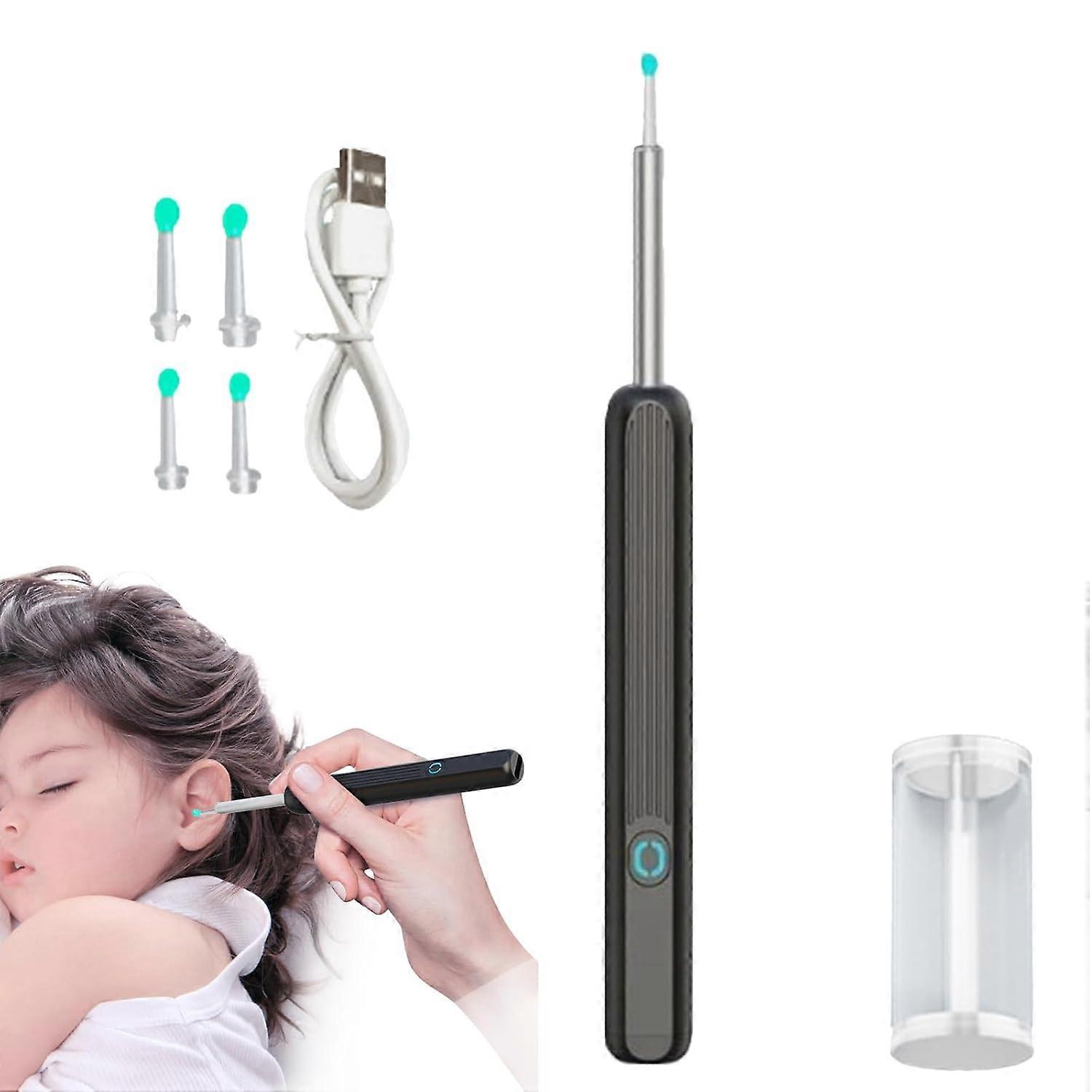 Visual earwax remover, 360° viewing angle