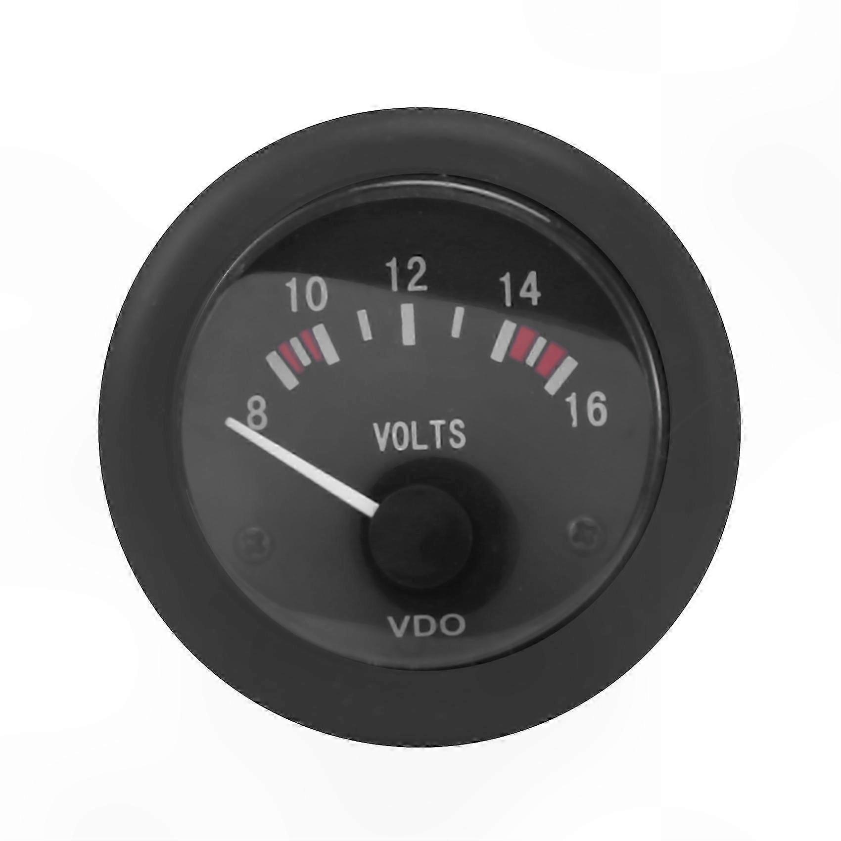 12V Voltmeter Gauge Battery Voltage Monitor Instrument Accessory for Automotive Use