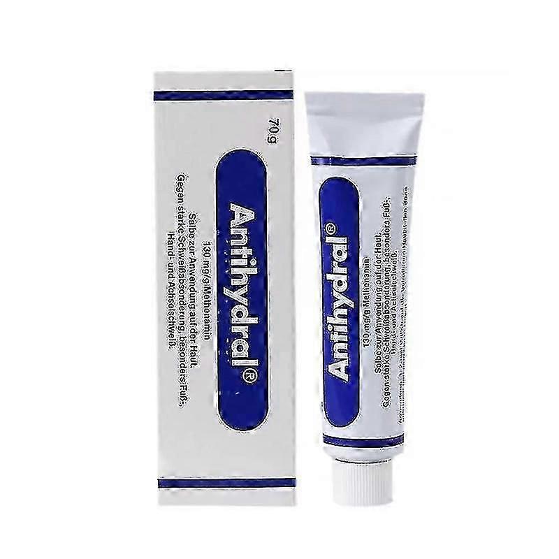 Waterproof and non irritating cream antiperspirant, very suitable for hyperhidrosis and excessive sweating