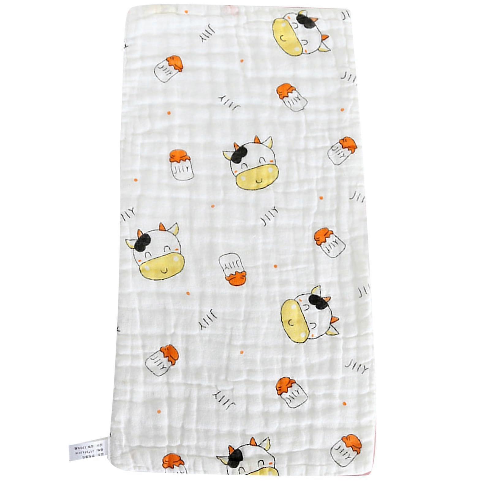 Plush Gauze Baby Washcloths Face Towel Soft Lining for Newborns and Toddlers Versatile Use Soft Face Cloth 5 Pack