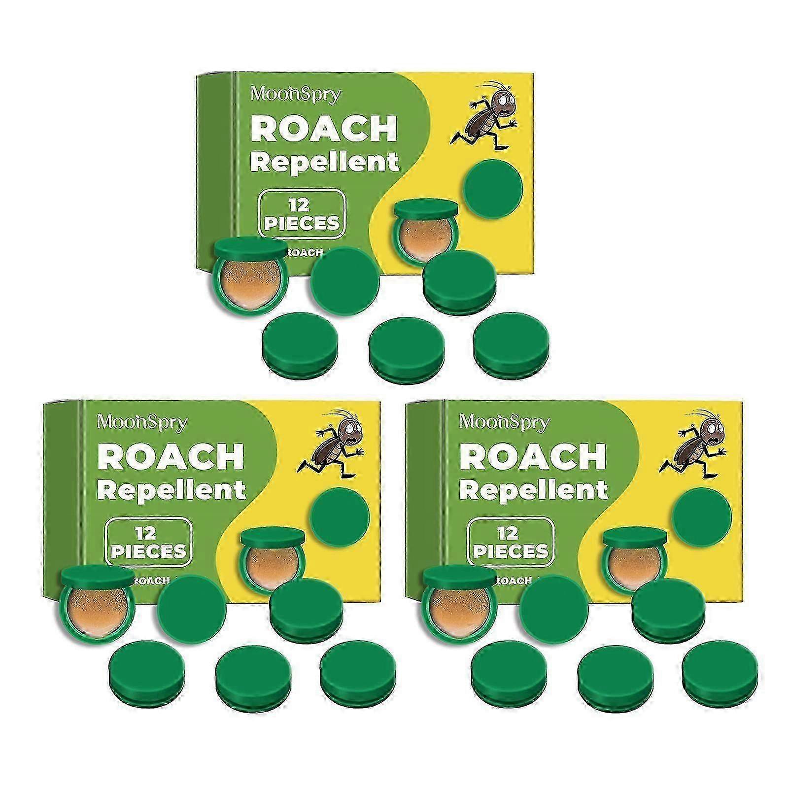 12 Pack Reusable Cockroach Traps - Effective Roach Bait Stations for Home Indoor Pest Control Killer