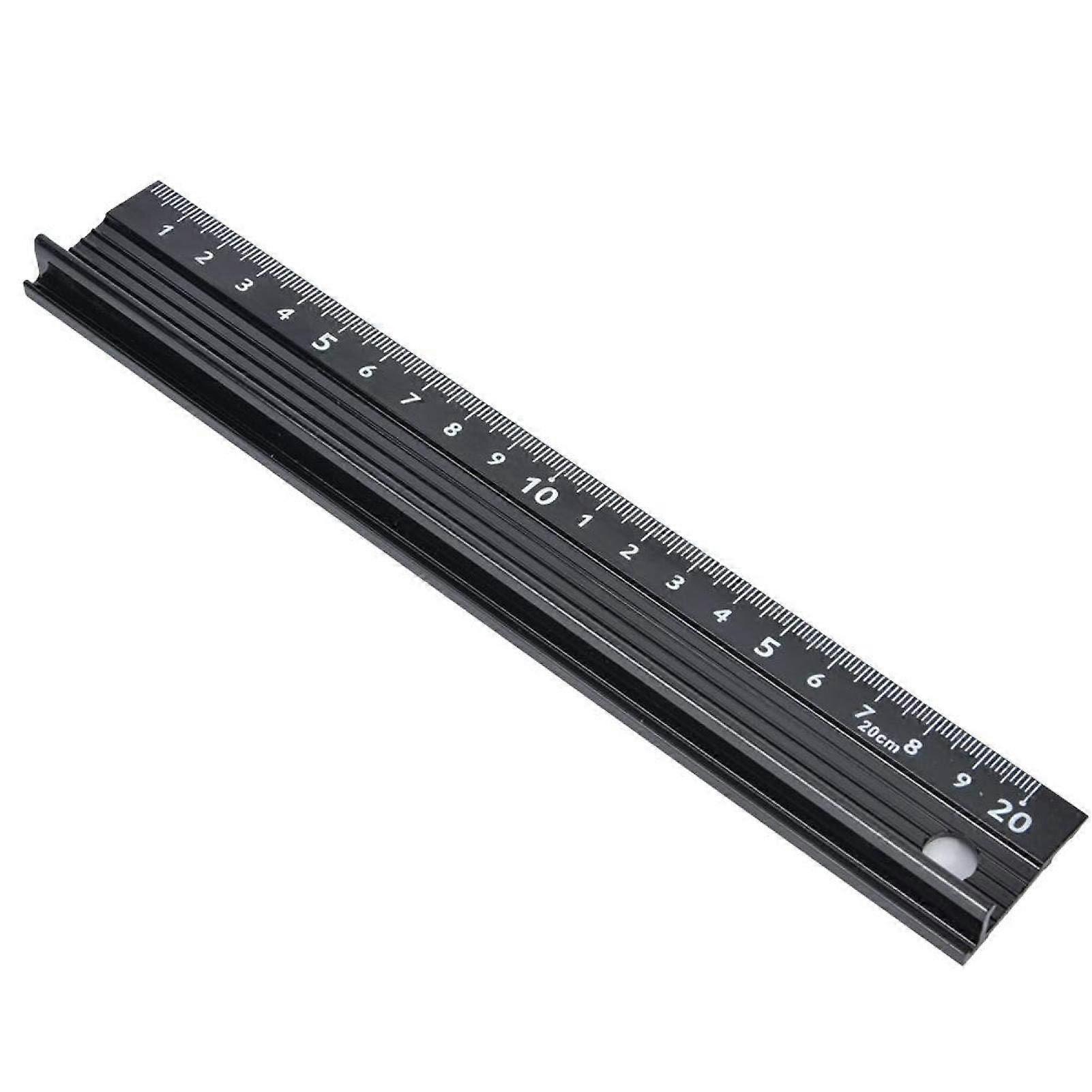 Durable Aluminium Alloy Measuring Tool Ltype Cutting Ruler Metal Ruler  Accuracy for Length Measurement