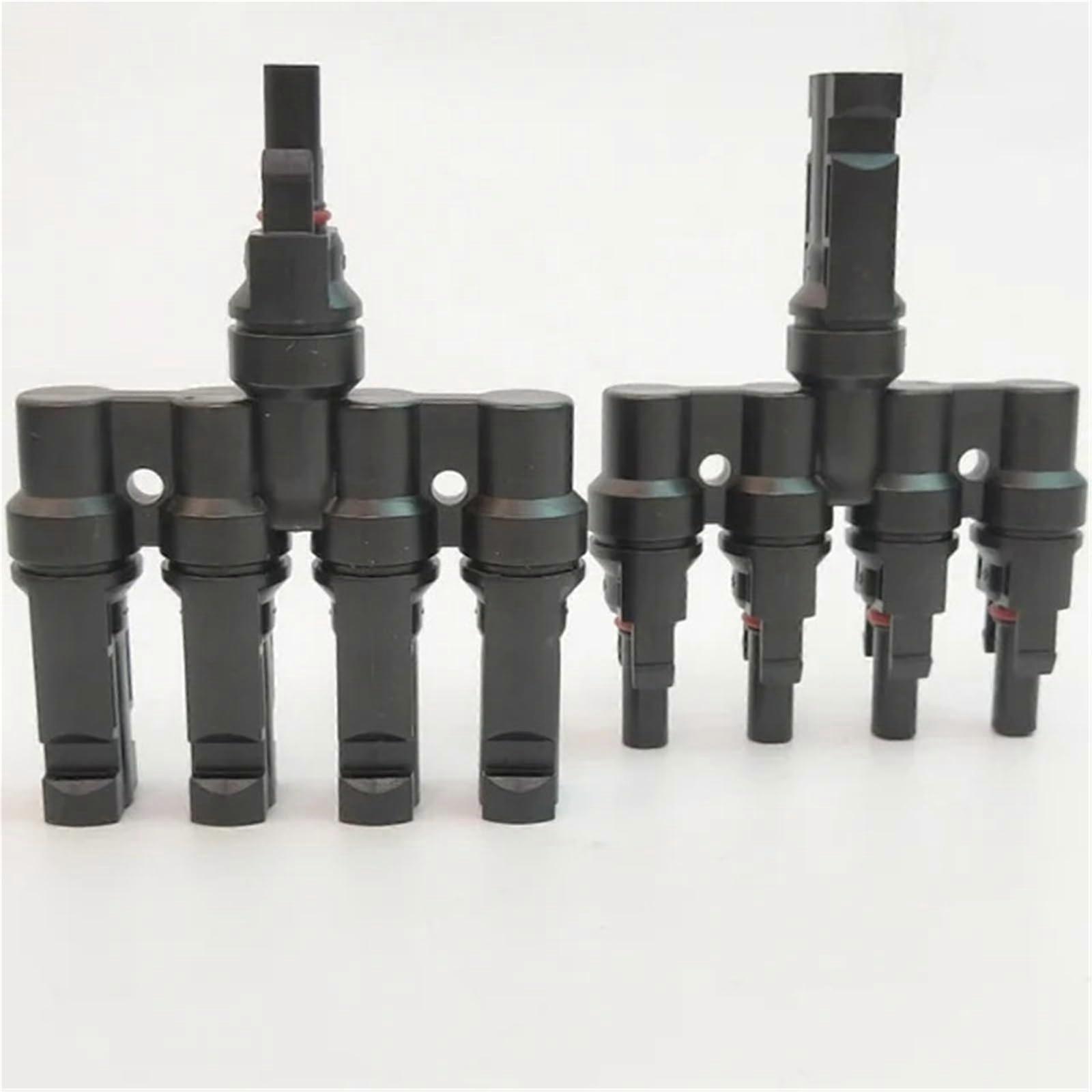 2T 3T 4T 5T 6T Branch Solar Connectors Multi T Branch Solar Connector For Solar Panel Parallel Connection T Type Solar Connector(4T Branch)