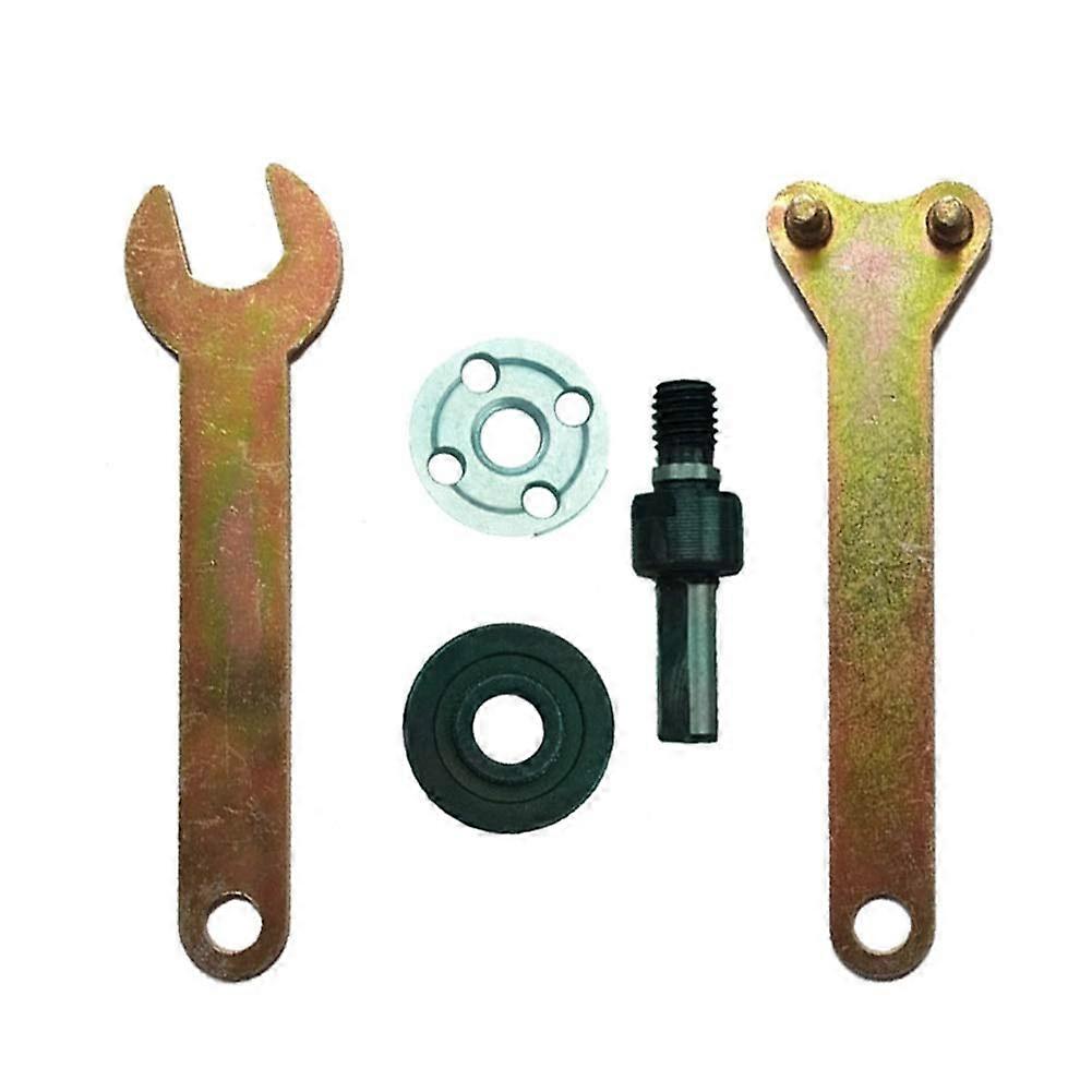 5 Pcs Shank Arbor Mandrel Drill Angle Adapter for 6mm Grinder Cut Off Wheels and Disc Compatibility