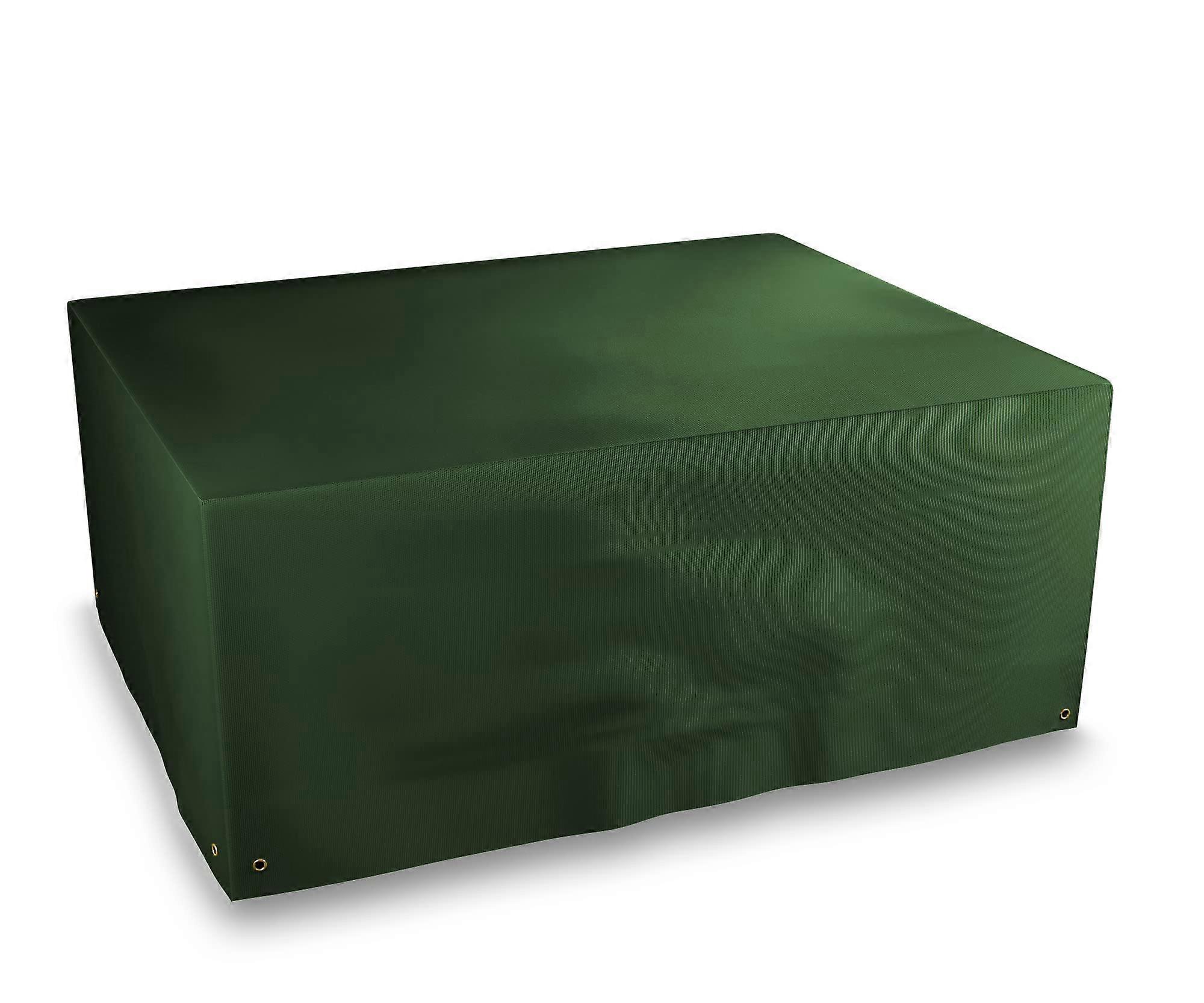 AllWeather Rectangular Table Cover 6 Seat, 100% Waterproof, UV Protected, Heavy Duty 600D Oxford Fabric, L170 W94 H71cm, 6A555G