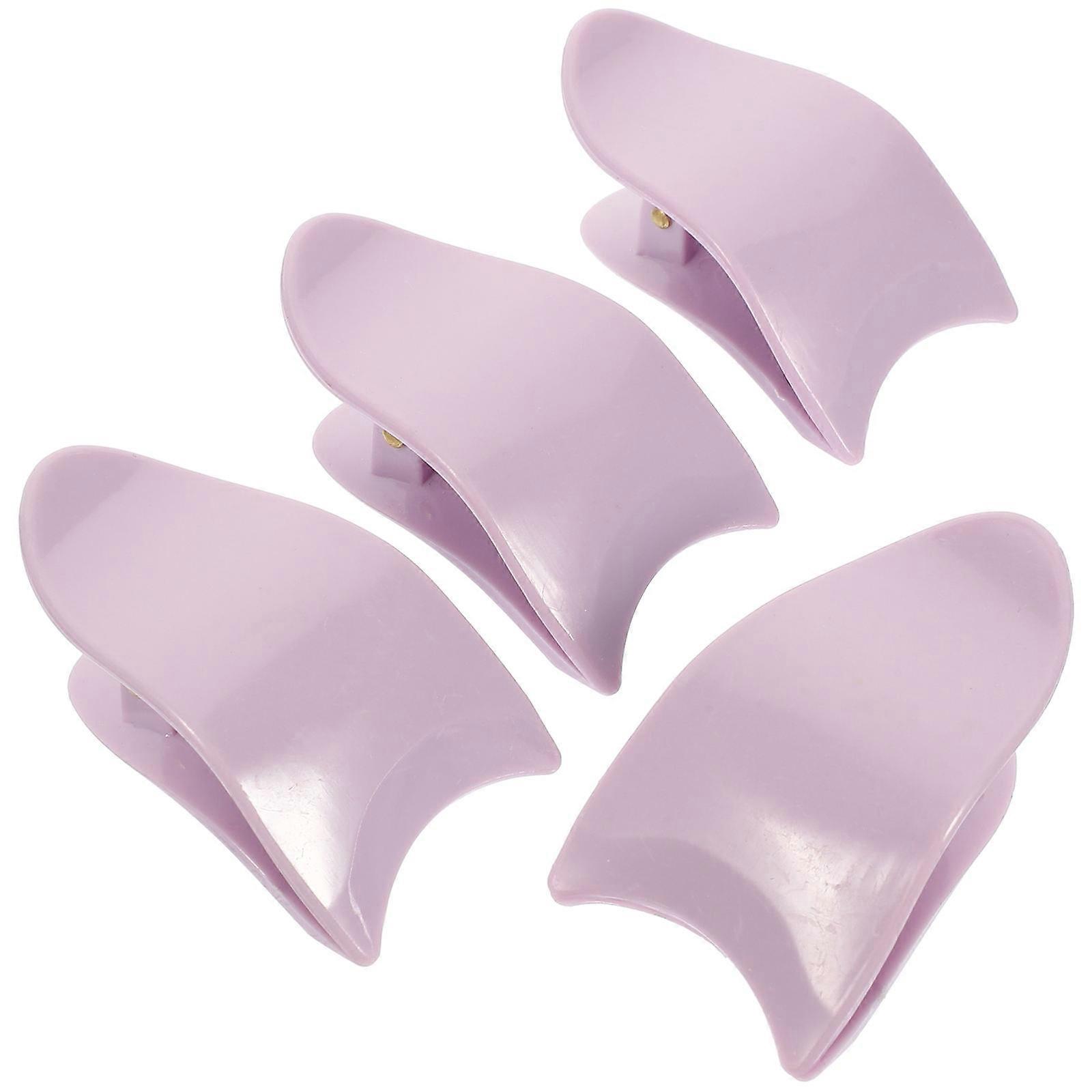 Purple Eyelash Applicator Tool for False Lashes Made of ABS Perfect for Home Use 4pcs