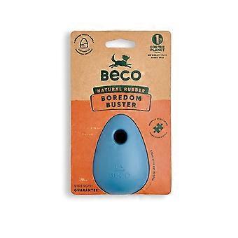 Beco Egg shaped rubber enrichment dog toy. 1 toy - 2 Pack