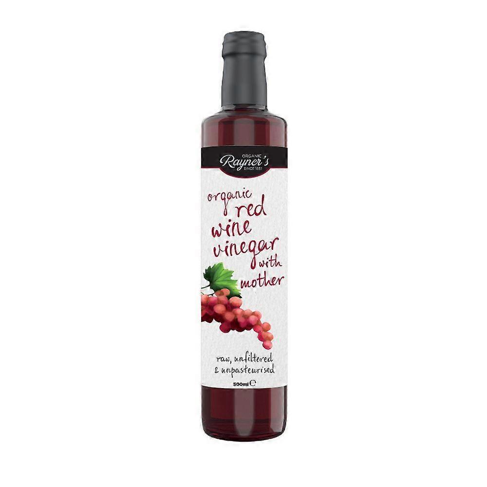 Rayners Essentials Organic Red Wine Vinegar with Mother 500ml - 2 Pack