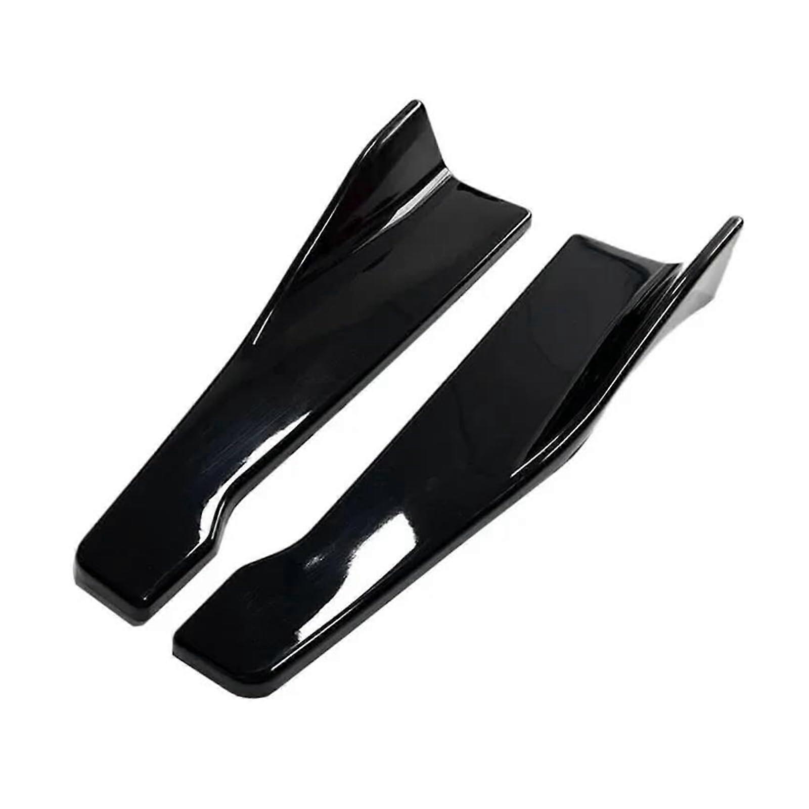 Protector Scratch Side Skirt Protector Bumper Spoiler Splitter Wing Black for BMW E90