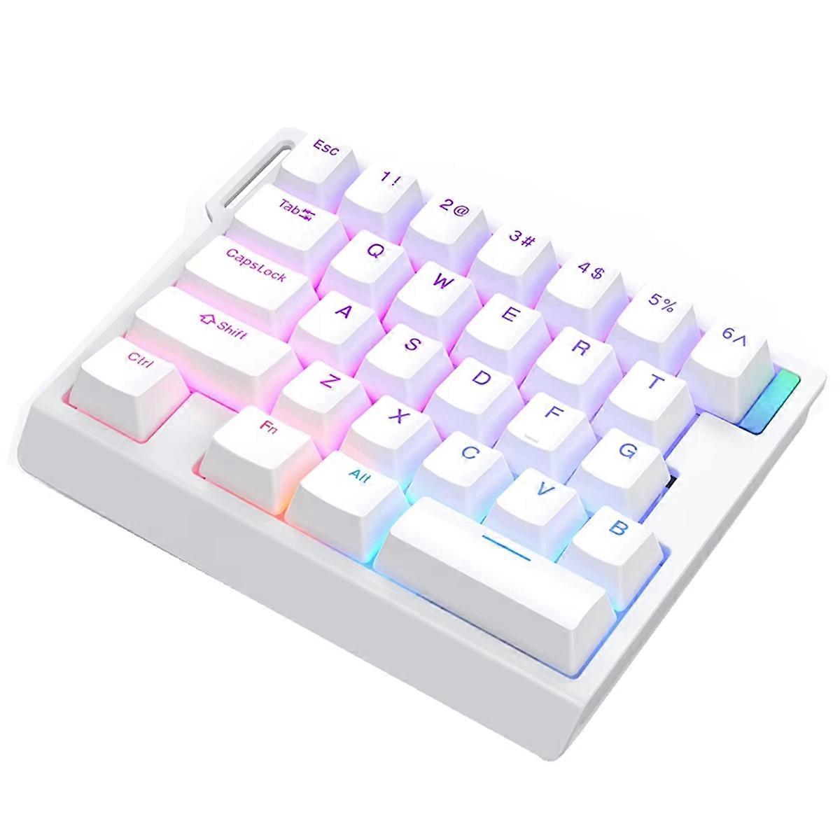 HE30 Mechanical Keyboard One-Handed 29 Keys Magnetic Switch Smart Speed Quick Trigger E-Sports Game