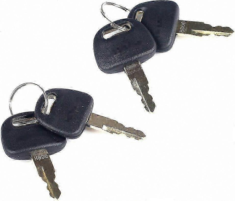 4 Pieces Replacement Key for Excavator Models Compatible with Hitachi and Zax Series