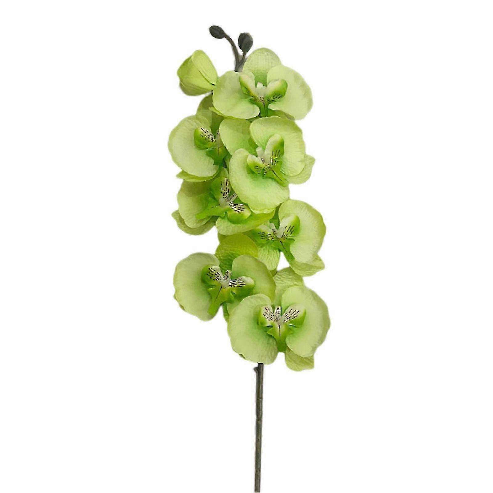 8 Heads Artificial Flower Decorative Imitation Phalaenopsis Wedding Home Hotel Decor