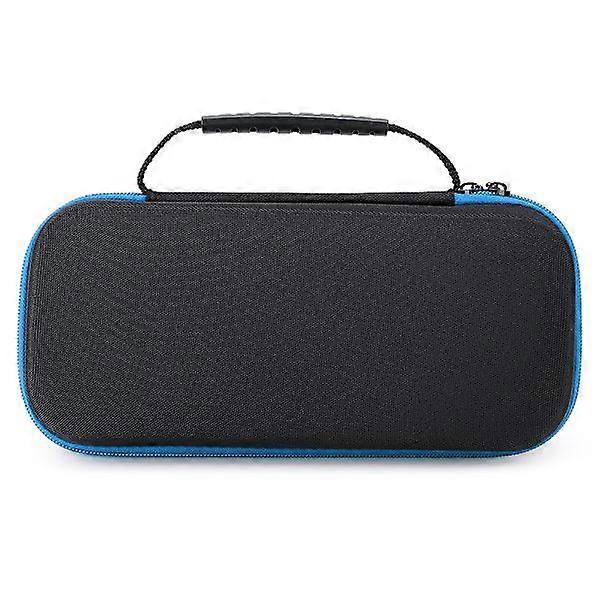 Portable Storage Bag, Protective Hard EVA Case for Nintendo Switch Game Console, Blue Zipper