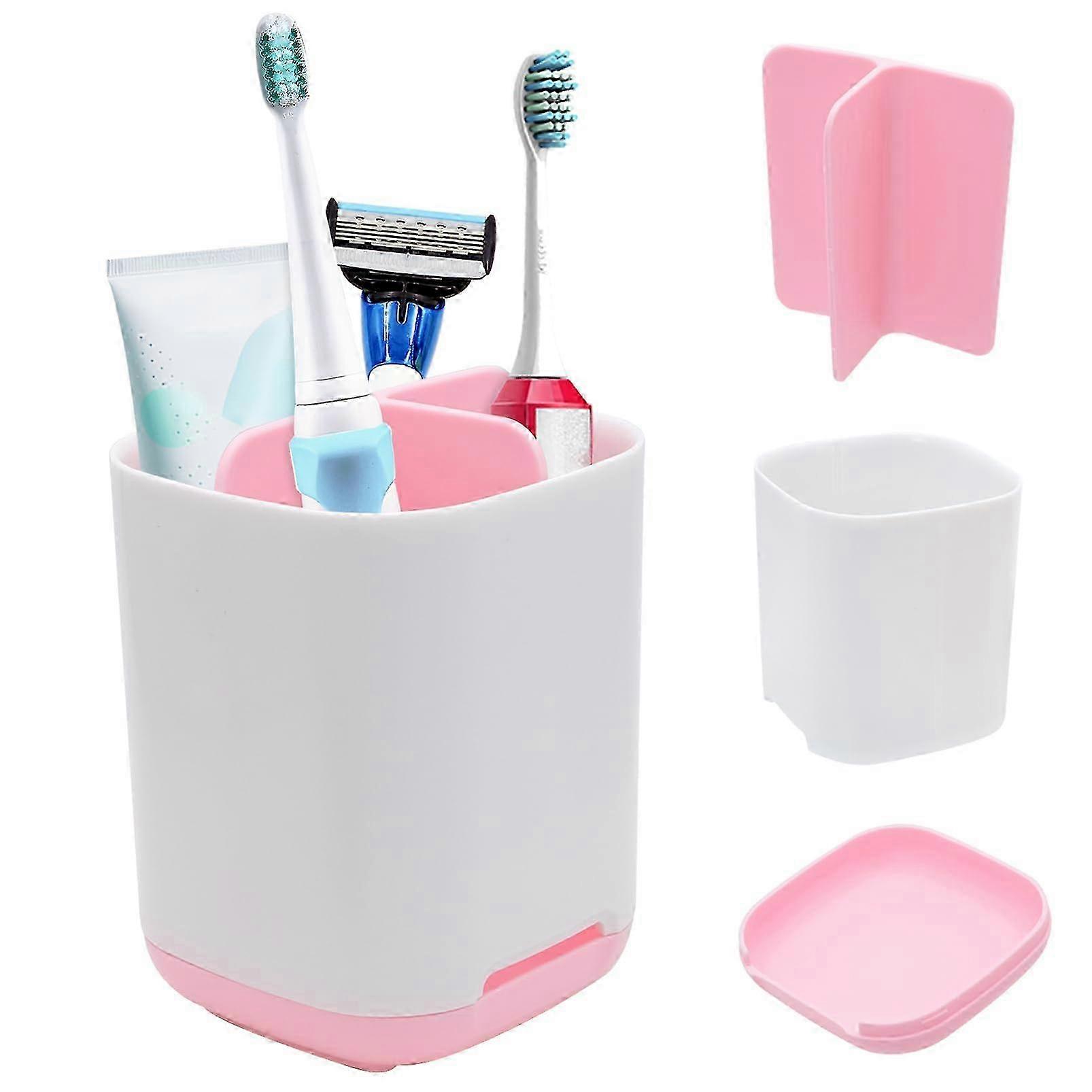 Toothbrush Holders Bathroom Toothbrush Toothpaste Holder Detachable...