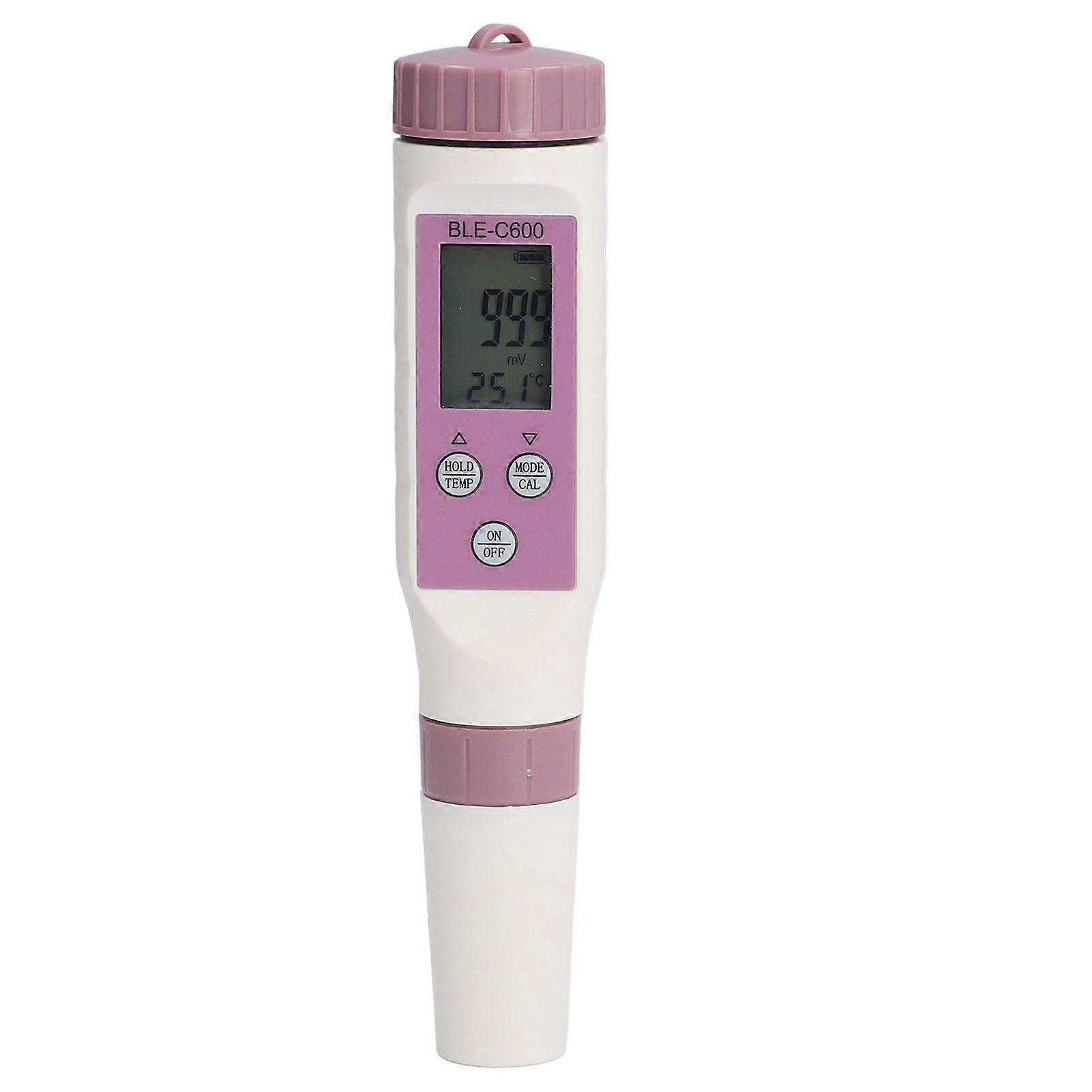 7 in 1 Bluetooth Tester di qualità dell'acqua Salva automaticamente i dati PH EC ORP Misuratore di salinità impermeabile per acquario d'acqua