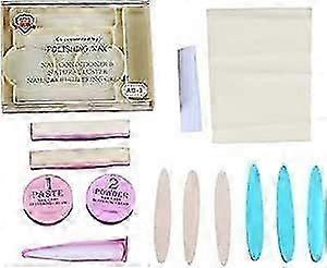 Japanese Manicure Kit, Long Lasting Japanese Manicure Kit, Professional Nail Repair Kits with Polishing Tools, Nail Care Kits with Natural Ingredients
