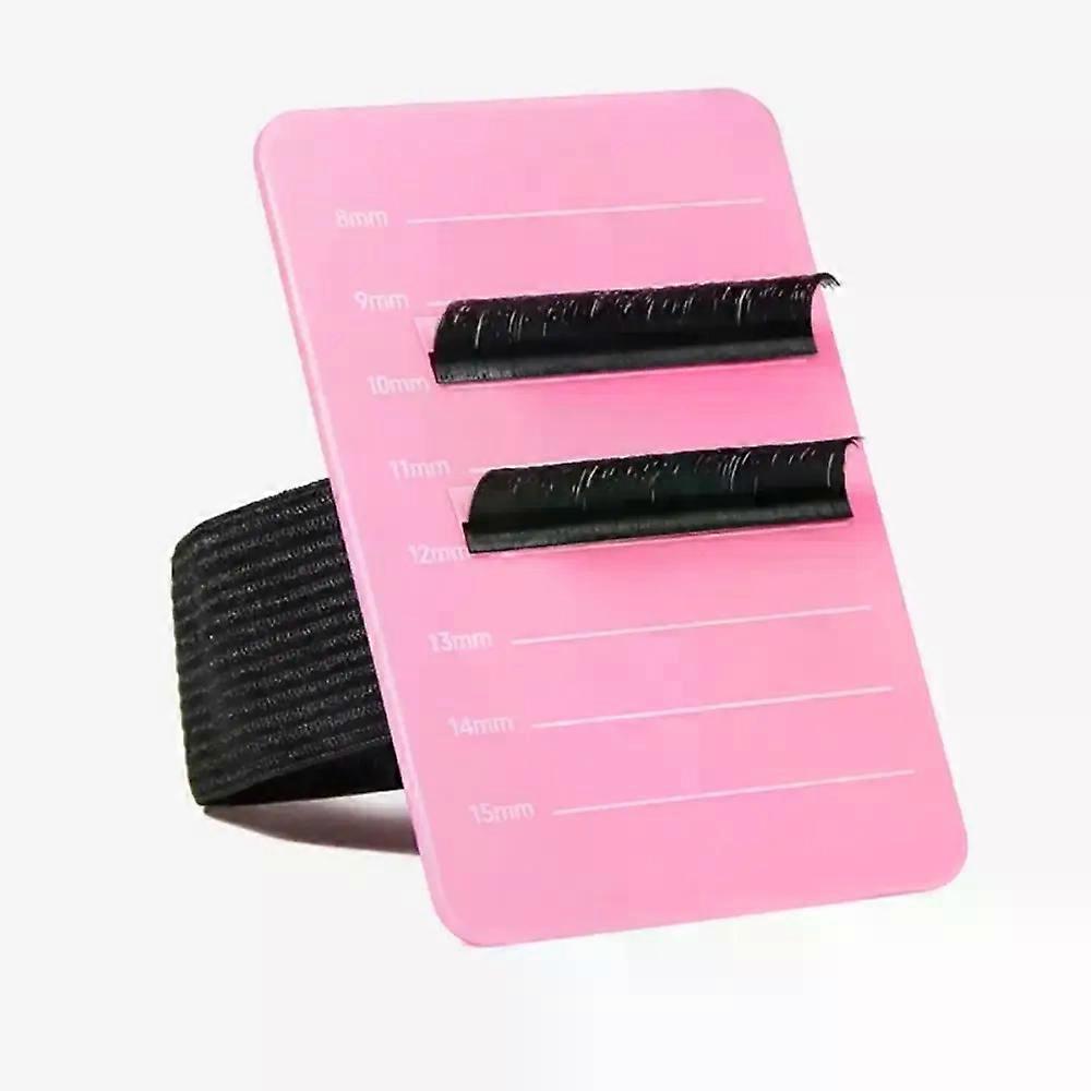 Acrylic Eyelash Extension Organizer Pallet False Lash Stand Tile Palette Eyelash Holder with Belt Graft Lash Scale Tools
