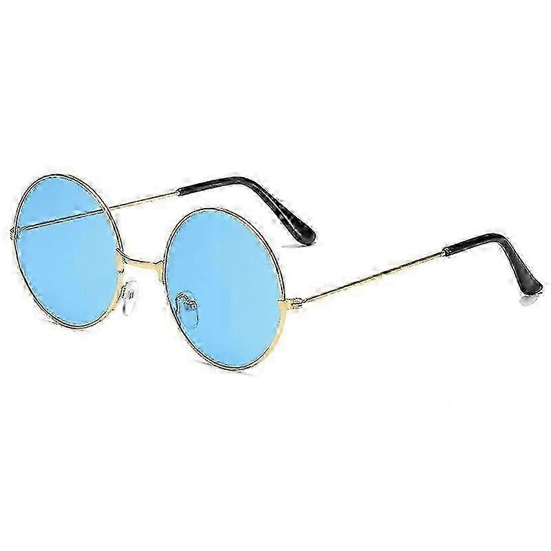 Unisex Round Polarized Sunglasses with Vintage Style