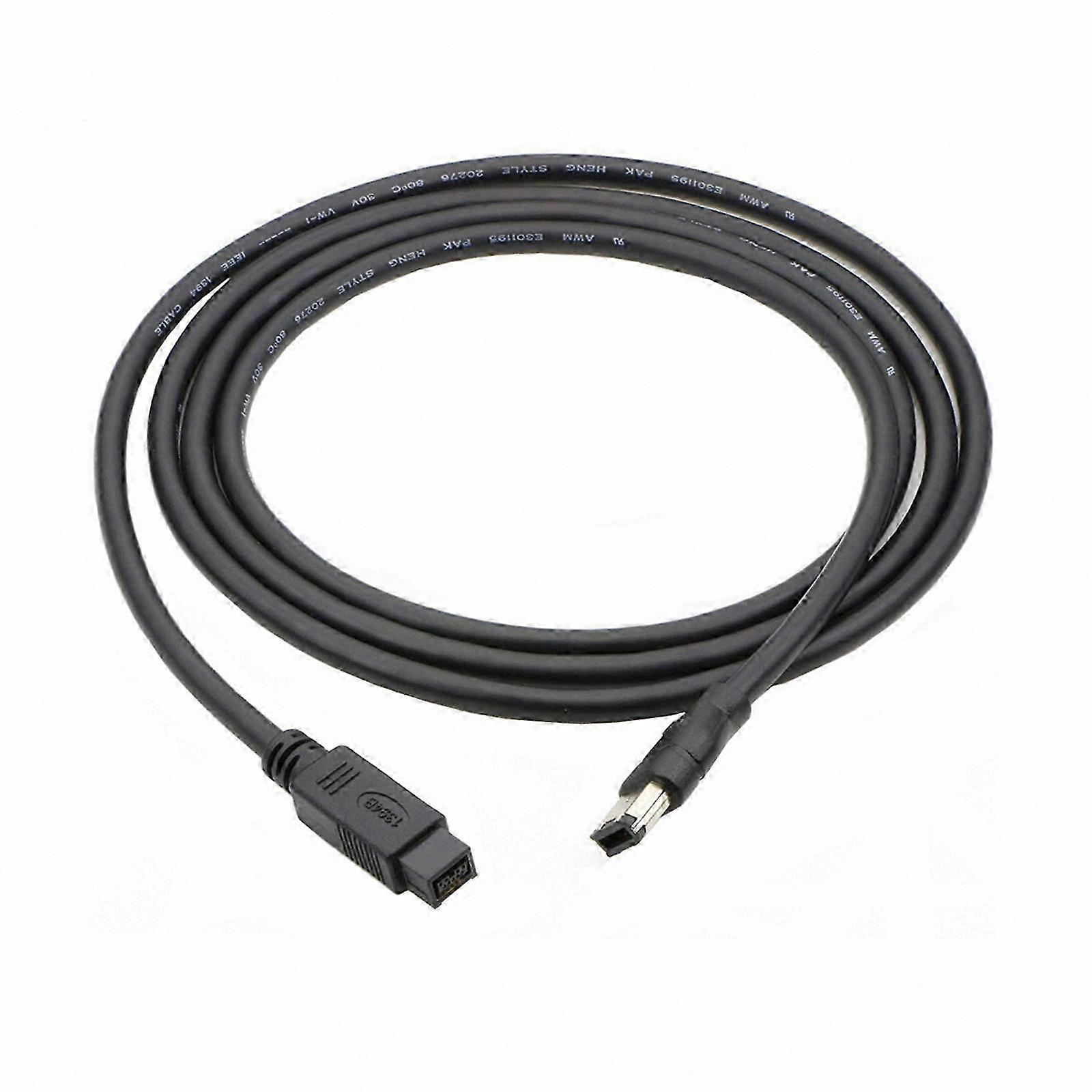 6-Pin to 9-Pin FireWire Adapter Cable for IEEE 1394 Devices-Compatible with Printers, Scanners, and Hard Drives
