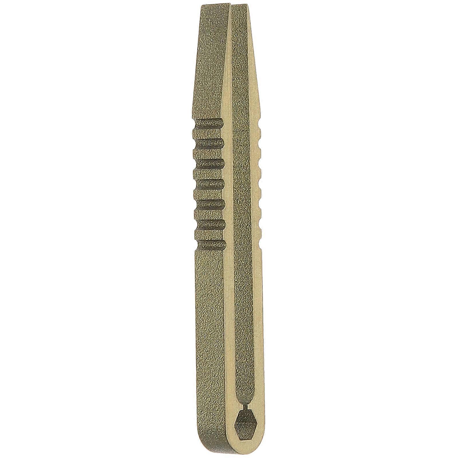 Titanium Alloy Tweezers for Outdoors Yellow Multifunctional and Portable Mini Tool 3.5 x 0.5 inches
