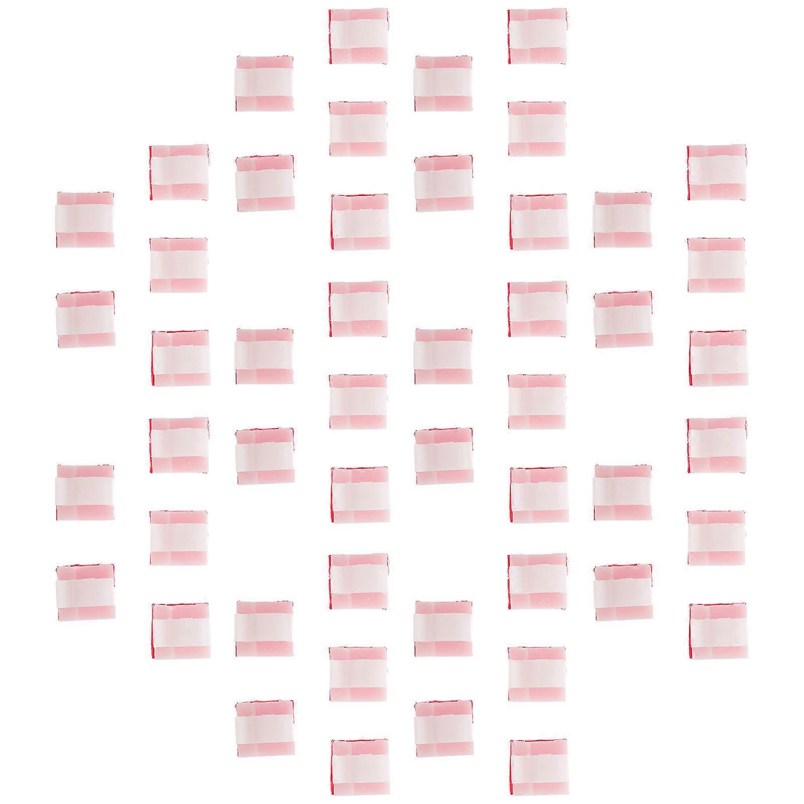 Wire Holder Clips Self-Adhesive Cable Clips Plastic Wire Organization 50Pcs