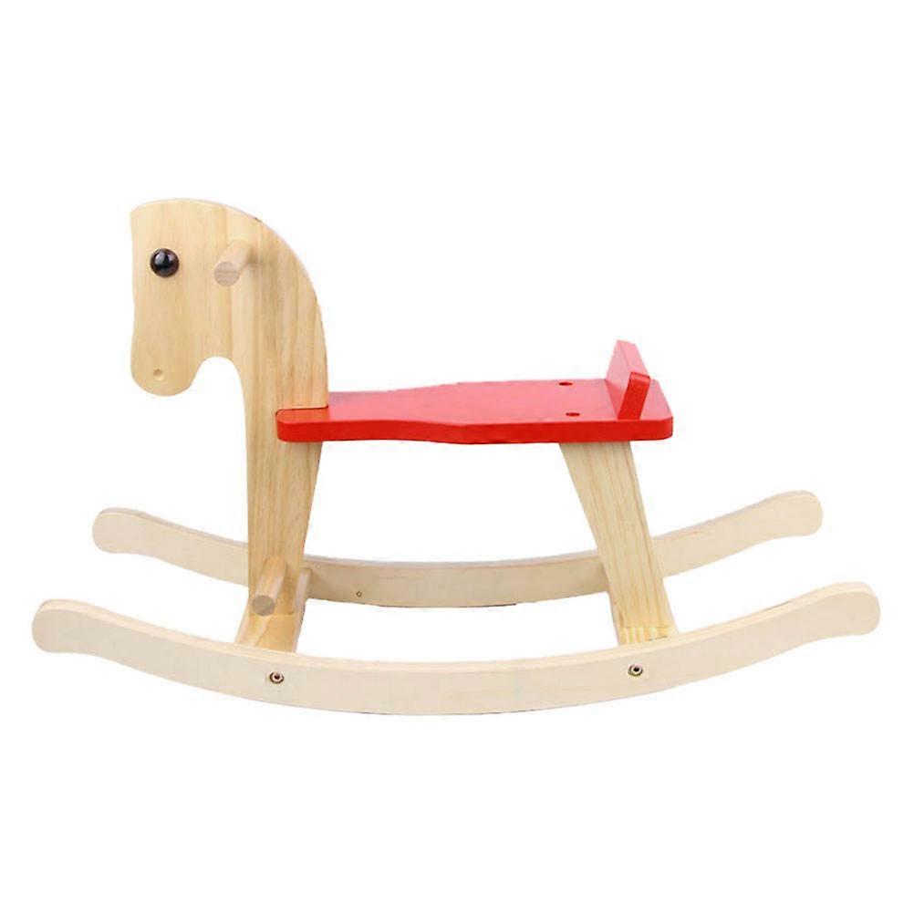 כיסא סוס עץ סוס נדנדה צעצוע לילדים 1Pcs תינוק כיסא נדנדה עמיד