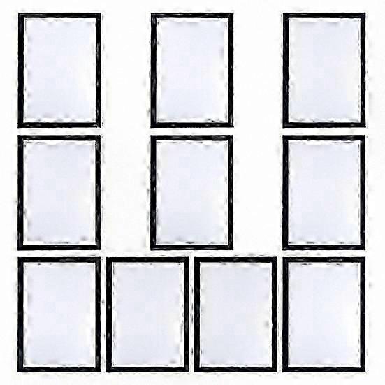 Strong Magnetic Poster Holders for A3 A4 A5 A6 8K Artwork Display Wall Mount Adhesive Frames 10 Pack