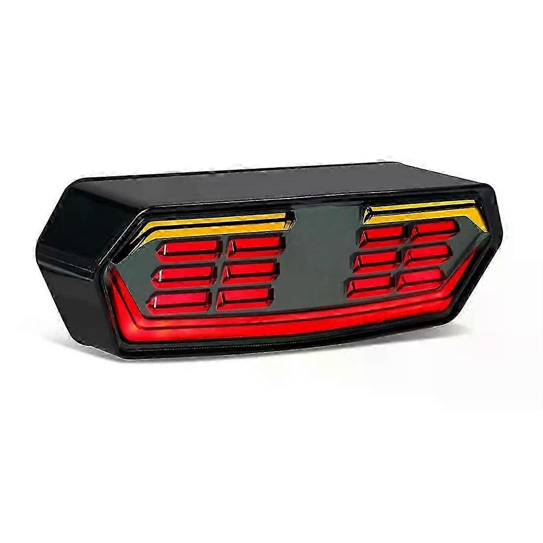 Motorcycle Brake Tail Light with Turn Signal Lights Fit For  Honda Grom MSX125 CB650F CB650R CBR650F CTX700N  Smoked Lens