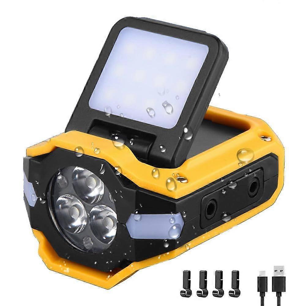 Rechargeable Headlamp, Motion Sensor 1000 Lumen Head Lamps, 3 LED Rechargeable with Clip Hand Free, Adjustable Head Light for Camping, Night Walking,