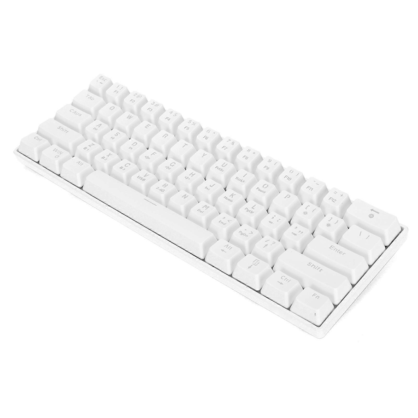 HXSJ L800 61-Key RGB Wireless Mechanical Keyboard White