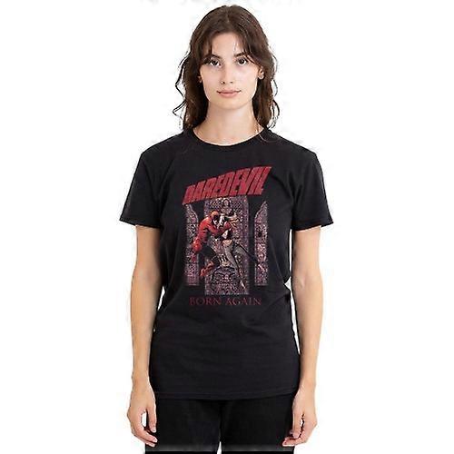 Daredevil Womens/Ladies Born Again Comic Cover T-Shirt