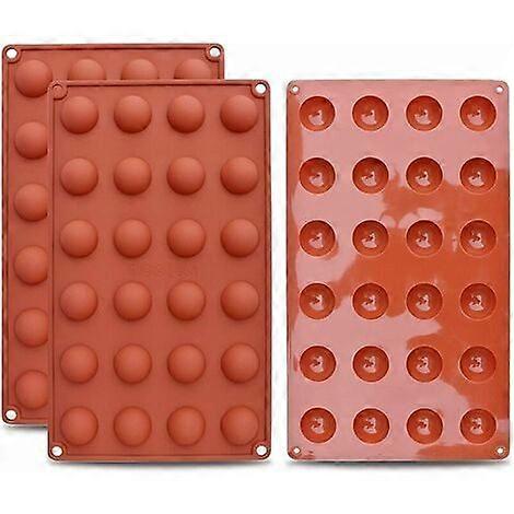 -24キャビティのミニ半球形シリコンモールド、製造用3つのモールド