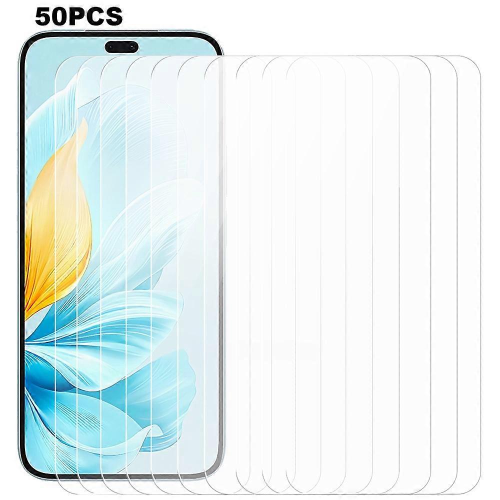 50PCS Compatible For Honor 200 Lite Screen Protector Clear Scratch-proof Tempered Glass Screen Film
