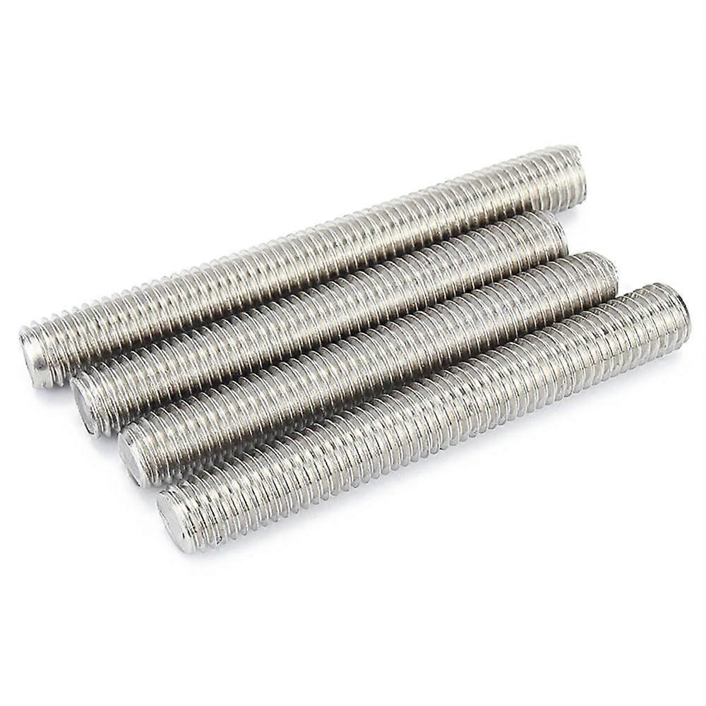 304 Stainless Steel Full Threaded Bar Threaded Rod M3 M4 M5 M6 Metric Thread Rod 16 20 25 30mm 10 Pcs