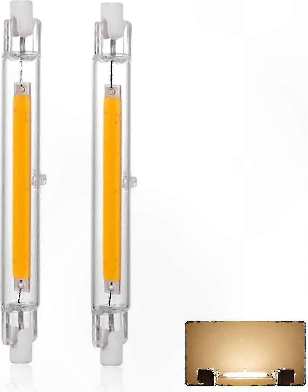 Dimmable R7s LED Bulb 118mm, 30W Warm White 3000K, 3000 Lumens, 360° Beam Angle, Halogen Replacement