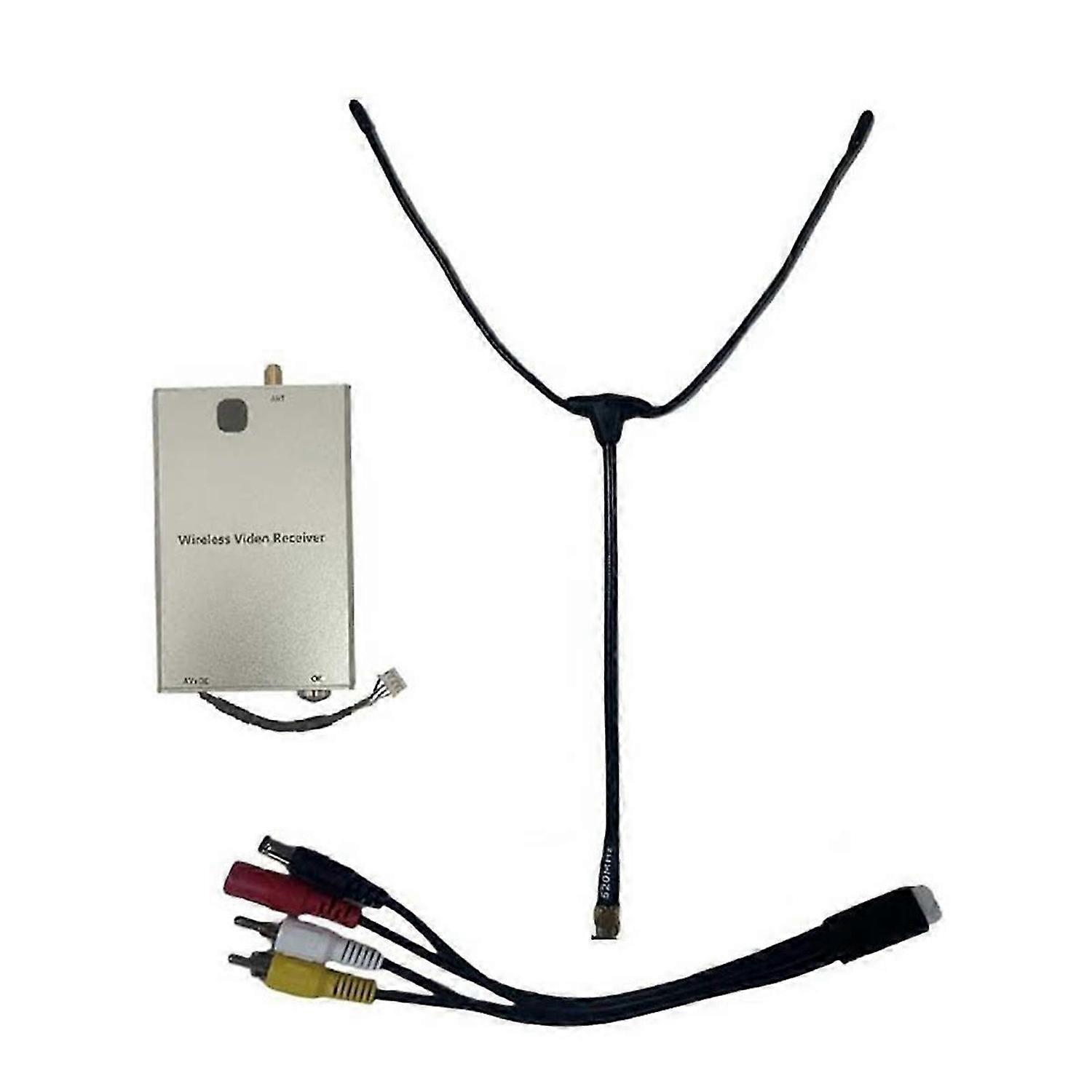 40KM VRX FPV Video Receiver 500Mhz Wireless Analog Video Receiver