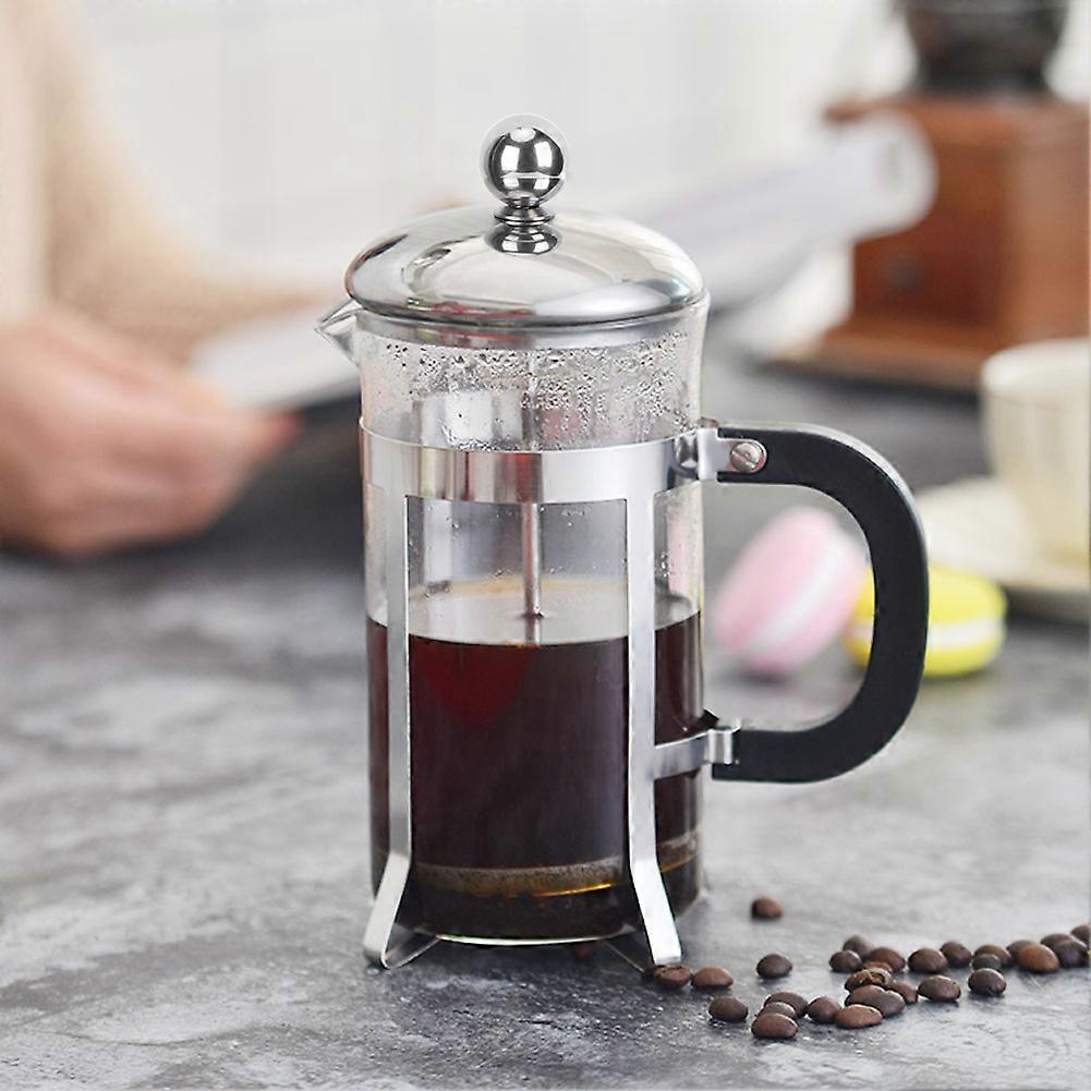 Glass Coffee Pot 600ml High Temp Resistant 10.5x21cm Kitchen