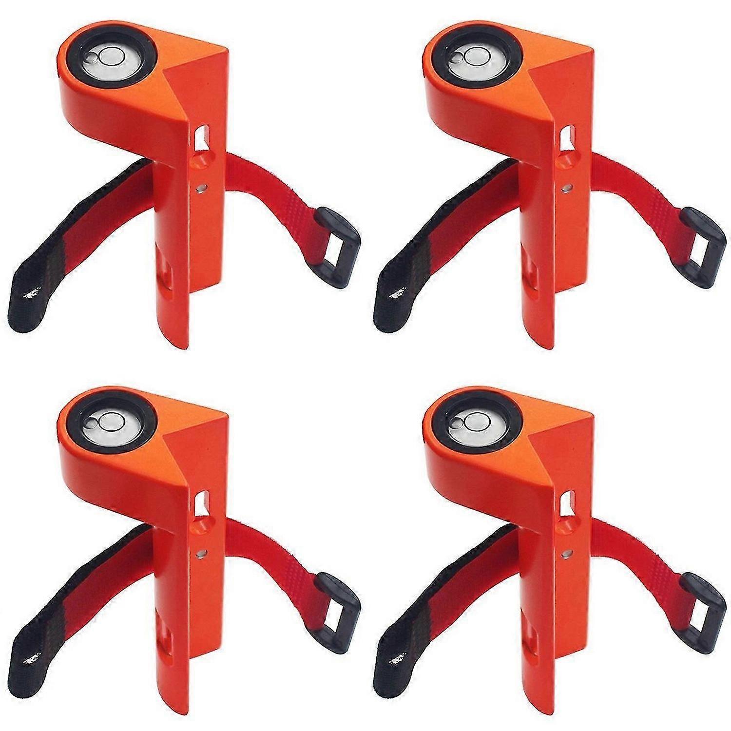 Centering Pole Leveler Bubble Assembly Right-Angle Level Strap Orange