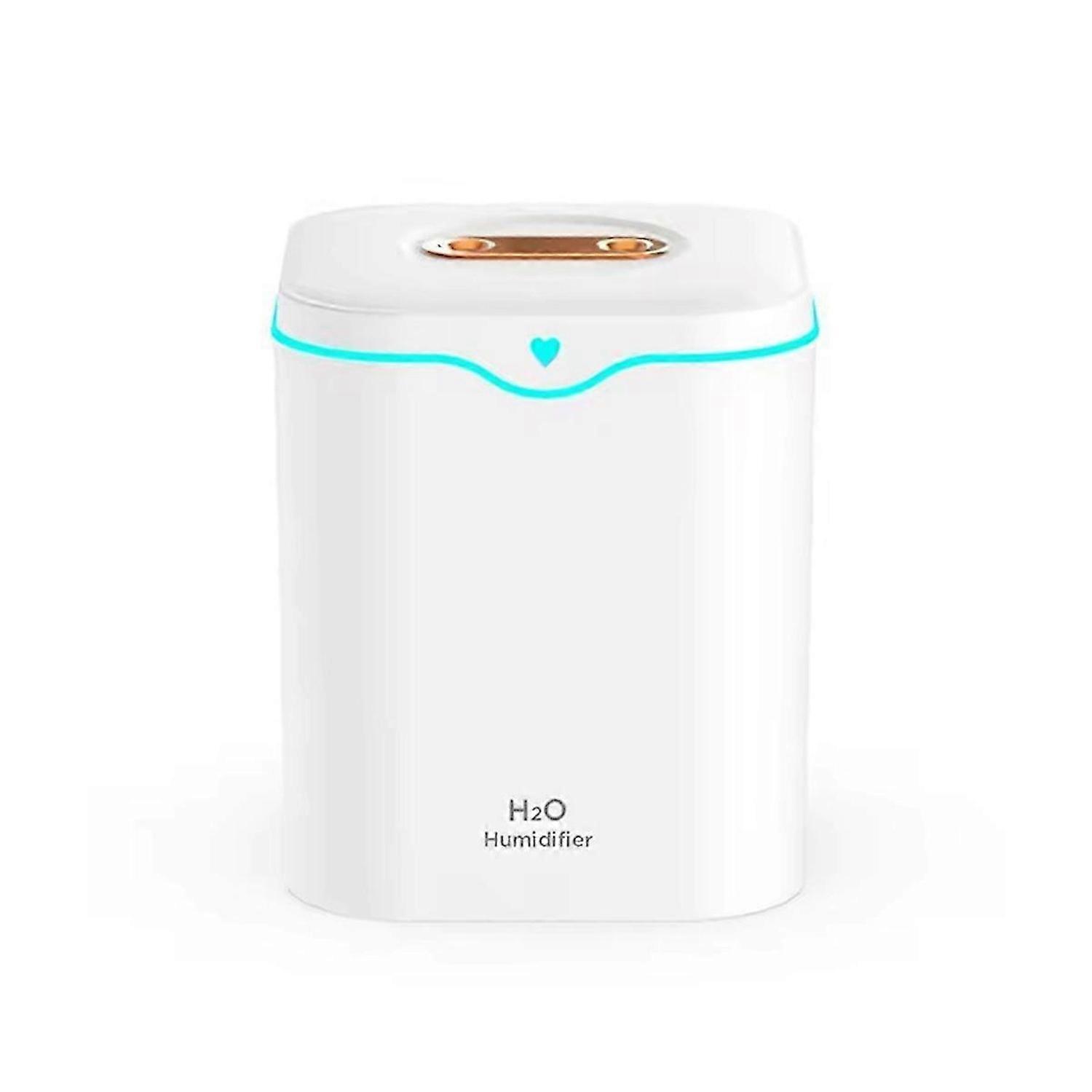 2000ml Large Capacity Double Port Air Humidifier USB Silent Aromatherapy Diffuser Cool Mist Maker fo