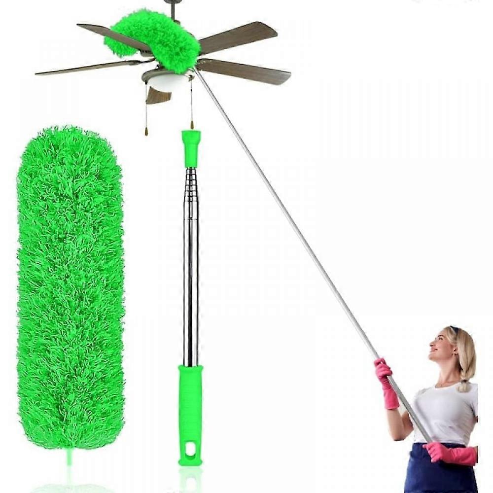 Washable telescopic duster – microfiber, 254 cm extendable, for easy dust removal in high areas