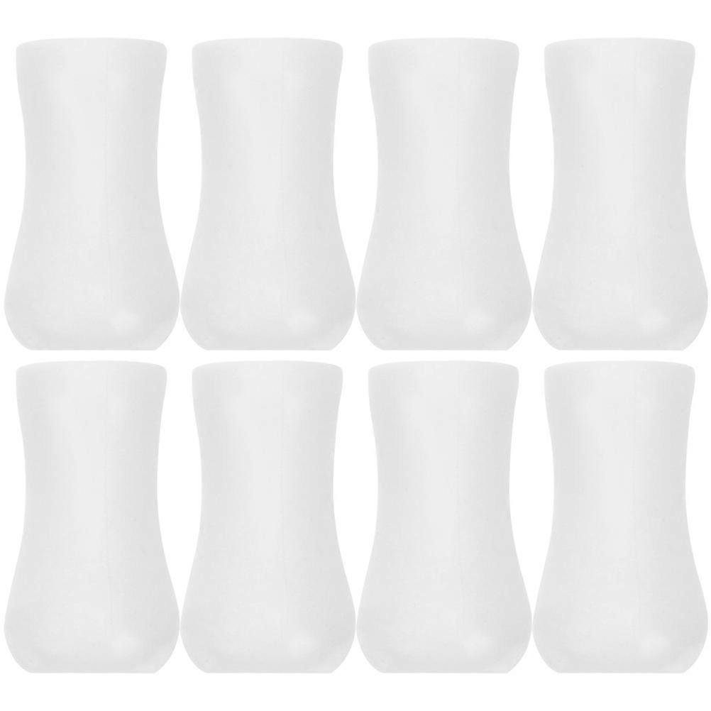 White Plastic Cord Knobs Blind Cord Holder for Window Curtains 16Pcs